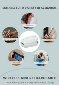 Thông minh tay Massager 3 con lăn 42 ° <span class=keywords><strong>C</strong></span> nhiệt trị liệu 3 chế độ <span class=keywords><strong>massage</strong></span> phổ 135mm chiều rộng ABS Y Tế <span class=keywords><strong>c</strong></span>ấp hoạt động yên tĩnh - Product Image 5