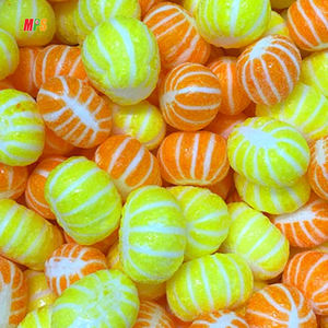 GOTAS ZESTY SECAS CONGELADAS PERSONALIZADAS DE FÁBRICA CARAMELO DURO BONOS DE LIMÓN Y NARANJA - Product Image 1