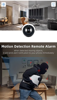 Caméra WiFi Mini Discrète OiKay HD Magnétique 2.4G avec Vision Nocturne pour Surveillance Intérieure à Domicile – Conception Espion Discrete
