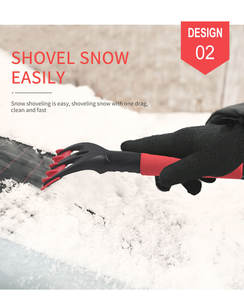 Outil professionnel robuste pour l'élimination de la glace et de la neige, puissant brise-glace et grattoir pour l'entretien des véhicules en hiver - Product Image 5