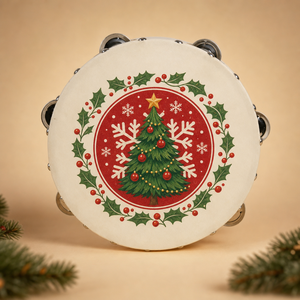 Tambourin professionnel en bois de 6, 7, 8, 9 et 10 pouces avec logo personnalisé OEM, instrument de percussion pour les perform - Product Image 4