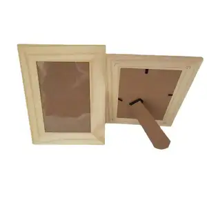 Cadre photo en bois simple cadres photo artisanaux bricolage pour enfants