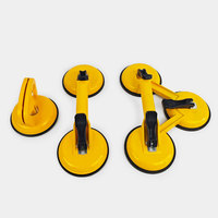 Ventouse à vide puissante en plastique ABS à double griffe pour le levage de carreaux de céramique et de verre