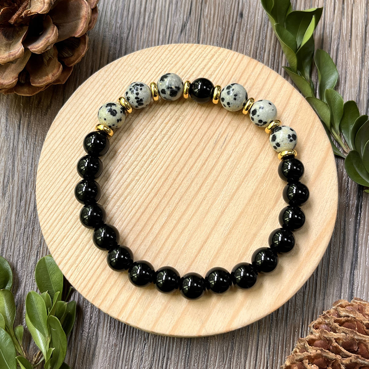 Granit et obsidienne noire