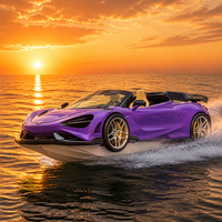 Bateau à moteur à grande vitesse en fibre de verre, type supercar aquatique, avec siège, coque, apparence, couleur et système de propulsion personnalisables (OEM)