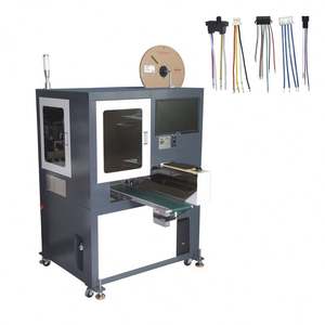 Precio de fábrica, alta calidad, corte, pelado, cabezales duales, prensado, carcasa de inserción de un cabezal, máquina de estañado de un cabezal, buena calidad - Product Image 2