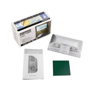 Lampe de serrure de porte d'appartement moderne à détecteur de mouvement infrarouge PIR sans fil avec 4 LED - Product Image 5