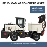 Camion malaxeur à béton diesel Maodun Heavy Industry 4m³ avec système entièrement hydraulique et roulement moteur haute performance