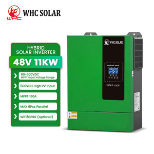 Invertisseur hors réseau hybride WHC SOLAR Mppt à onde sinusoïdale pure sans batterie 48v Invertisseur 10kw 11kw <span class=keywords><strong>pour</strong></span> la maison - Product Image 1