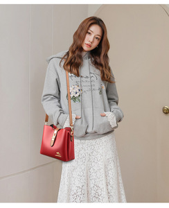 Bolso de Mano de Color Sólido Simple y Moderno, de Cuero PU Suave, Gran Capacidad, Portátil, Bolso de Hombro para Compras, Bolso Bandolera para Mujer - Product Image 2