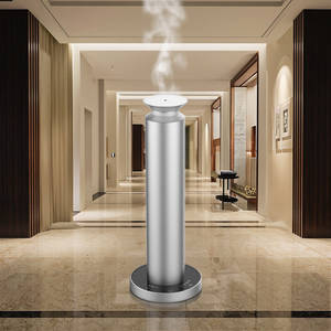 Difusor de aceite de fragancia eléctrico plateado súper silencioso, máquina de aire de aroma inteligente Tuya para Control Bluetooth, USB Mini OEM para el hogar - Product Image 1