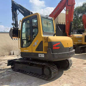 Excavatrice sur chenilles Volvo EC55D d'occasion, modèle 2021, puissance 55 kW, bon état, faible nombre d'heures de travail, 5 tonnes, godet de 0,32 m, pompe Kawasaki - Product Image 1