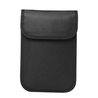 PU cuir RFID Signal bloquant Faraday sac bouclier pochette téléphone portable radioprotection voyage portefeuille pour téléphone portable clé de voiture