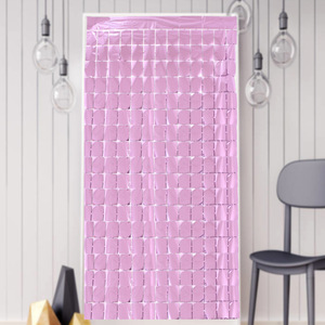 Tirai Foil Persegi 1*2M, Tirai Rumbai Kubus untuk Dekorasi Pernikahan, Pesta Ulang Tahun, Dinding, Latar Belakang, Perlengkapan Dekorasi - Product Image 3