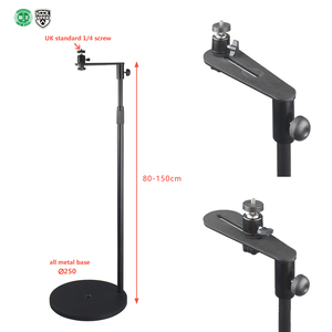 <strong>Projector</strong> Floor Stand Black Supports Various Types of <strong>Projectors</strong> Height Adjustable, Rotate <strong>360</strong> Robust Stability Space Saving - Product Image 1