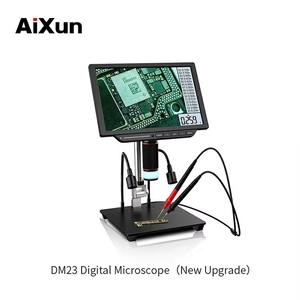Dernière conception Aixun DM23 10 pouces <span class=keywords><strong>Microscope</strong></span> électronique numérique multimètre <span class=keywords><strong>Microscope</strong></span> numérique pour la réparation de soudage à souder - Product Image 5