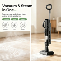Aspirateur Laveur de Sols Sans Fil 5-en-1 avec Aspiration 21KPa pour Nettoyage Humide et Sec – Vente en Gros