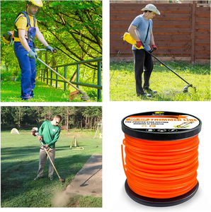 Cao Cấp Nylon 0.095 "Đường Kính 576 Mét Chuỗi Tông Đơ Dòng Phổ Màu Cam Sao Weed Ăn Bàn Chải Cắt Xăng Nguồn Điện - Product Image 3