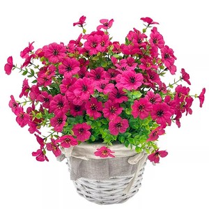 Buisson de fleurs artificielles d'extérieur multicolores, plantes sauvages <span class=keywords><strong>pour</strong></span> la décoration de patio et de balcon - Product Image 5