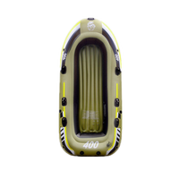 Kayak gonflable épaissi pour 2 personnes, résistant à l'usure, pour sports nautiques en plein air, rafting