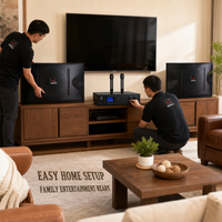 Système audio pour la maison NEARSTAR, ensemble de karaoké OK450 avec enceintes DSP300, amplificateur tout-en-un, système sonore pour salon