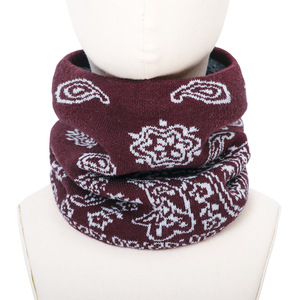 HZW-25098 Écharpes d'hiver en polaire, écharpe en tricot <span class=keywords><strong>jacquard</strong></span> chaude pour femmes et hommes - Product Image 3