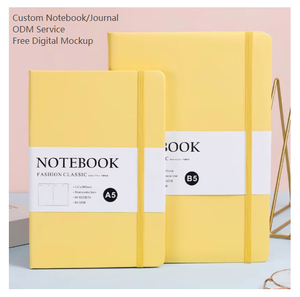 Tùy chỉnh in ấn bìa cứng giấy lưu ý cuốn sách không thấm nước A5 B5 giả da máy tính xách tay - Product Image 1