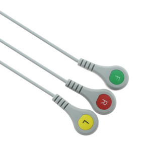 Kompatibel dengan Kabel Leadwire ECG Seri 8700 GE Healthcare, Kabel Leadwire ECG Seri 9700 5 Lead Snap IEC untuk Penggunaan Rumah Sakit - Product Image 3