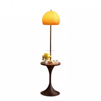Lampe de chevet moderne en forme de champignon avec abat-jour en verre, structure en fer, LED E27, lampe sur pied pour salon, chambre à coucher, chevet