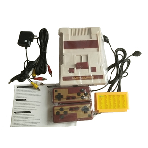 Consola de juegos FC de 8 bits, máquina de juegos en 1 500, ordenador familiar clásico rojo y blanco, compatible con 132 juegos, barato - Product Image 5