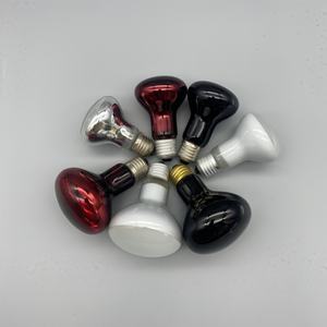 Lampada Riscaldante per Rettili Collesun R63/R80, Lampadina Rossa Notturna per E26/E27, Materiale in Vetro, Stile Classico Rotondo per Uso Interno - Product Image 4