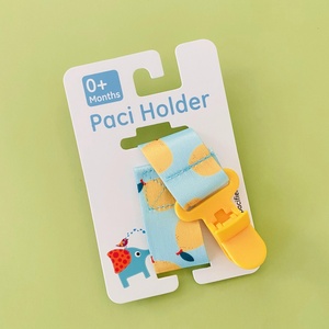 <span class=keywords><strong>Attache</strong></span>-tétine en PP à motif éléphant, chaîne réglable apaisante pour bébé, jouet de dentition créatif, clip anti-chute, transfrontalier - Product Image 1