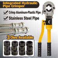 Outil de sertissage manuel hydraulique portable pour tuyaux en cuivre, machine CVC industrielle, ODM, acier inoxydable, plastique, aluminium, PB