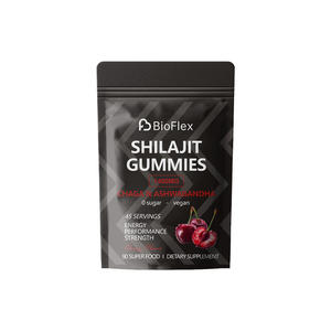Solilan Private Label HALAL Bio 3-in-1 Himalaya Shilajit Extrakt Gummi zucker frei für Schwangere Ashwagandha Chaga - Product Image 1