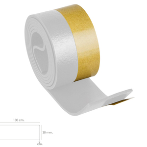 Self-Adhesive Flexible <b>PVC</b> White Threshold <b>Strip</b> - Product Image 2