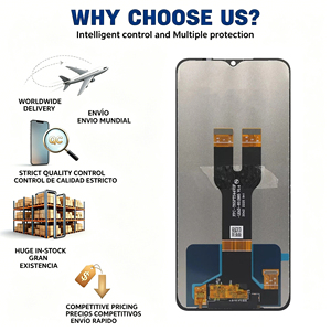 ซ่อมอะไหล่โทรศัพท์มือถือ จอ LCD สำหรับ T Mobile REVVL V <span class=keywords><strong>Plus</strong></span> 4G 5G 4Plus 6 6Pro 6X 6X Pro <span class=keywords><strong>7</strong></span> จอแสดงผลโทรศัพท์มือถือ อะไหล่เปลี่ยนหน้าจอ - Product Image 2