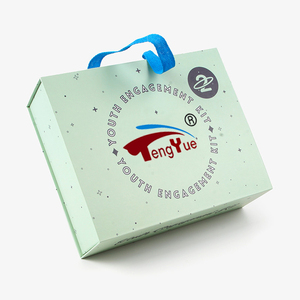 Boîte cadeau d'emballage en carton rigide en papier noir de luxe avec logo personnalisé d'usine vente en gros fermeture magnétique - Product Image 6