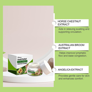 Crème de soin des <span class=keywords><strong>jambes</strong></span> OEM Horse Chestnut Extraits naturels de plantes Améliore la circulation sanguine Soulagement des œdèmes Soins des veines Massage externe - Product Image 4