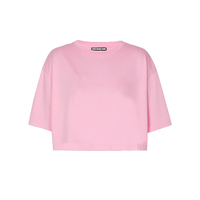 Damen individuelles Logo Streetwear Boxy Fit schwergewicht 100 % Bio-Baumwolle T-Shirt sexy Bildschirmdruck zugeschnittenes T-Shirt
