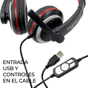 Elb-Gate Q6 Gaming <b>Headset</b> <b>With</b> Mic For Pc <b>Ps4</b> Xbox 360 Usb Audio - Product Image 3