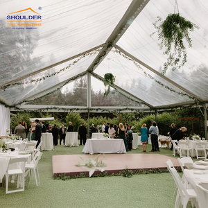 Роскошная прозрачная наружная Свадебная палатка с прозрачным размахом из ПВХ, большие палатки для мероприятий, палатки для наружных вечеринок - Product Image 2