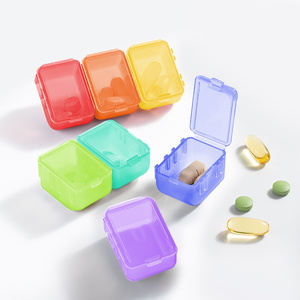 Pastillero Semanal Portátil Rainbow de 7 Días para Uso en <span class=keywords><strong>Casa</strong></span>/Viajes con Soporte de Personalización - Product Image 2