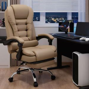 K Home Chaise d'ordinateur, chaise de bureau décontractée avec dossier inclinable, chaise de canapé, chaise de bureau haut de gamme pour patron - Product Image 4