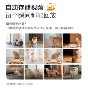 Dudupet Distributeur automatique de nourriture pour animaux de compagnie 6L avec caméra et contrôle par application Blanc - Product Image 3