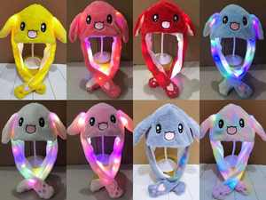 Gorro de Conejo de Peluche Cálido para Invierno <span class=keywords><strong>MIO</strong></span>, Orejas Móviles, Divertido Animal, Gorros de Conejo LED, para Niños y Adultos, Fiesta, Cosplay, Gorras Divertidas - Product Image 2