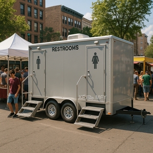 Toilettes portables 2025 pour camping, extérieur, remorque individuelle avec cabine de douche - Product Image 6