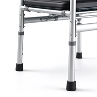 Fauteuil roulant manuel à dossier haut entièrement inclinable, pratique pour les soins de santé