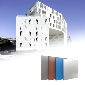 Panneau mural perforé moderne en aluminium composite pour revêtement extérieur et intérieur d'hôtel - Product Image 3