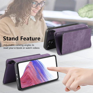 Funda Magnética Dos en Uno de Cuero Genuino para Teléfono y Tarjetas de Crédito para Z Fold 6/5/4/3 - Product Image 3