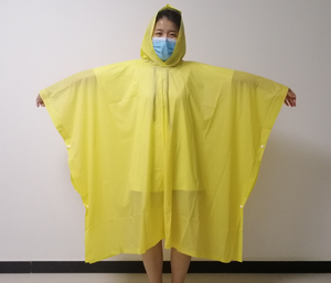 Poncho de <span class=keywords><strong>Lluvia</strong></span> Reutilizable de PVC con Logotipo Personalizado al por Mayor para Adultos, Impermeable, con Capucha, para Eventos al Aire Libre, Senderismo y Viajes - Product Image 1